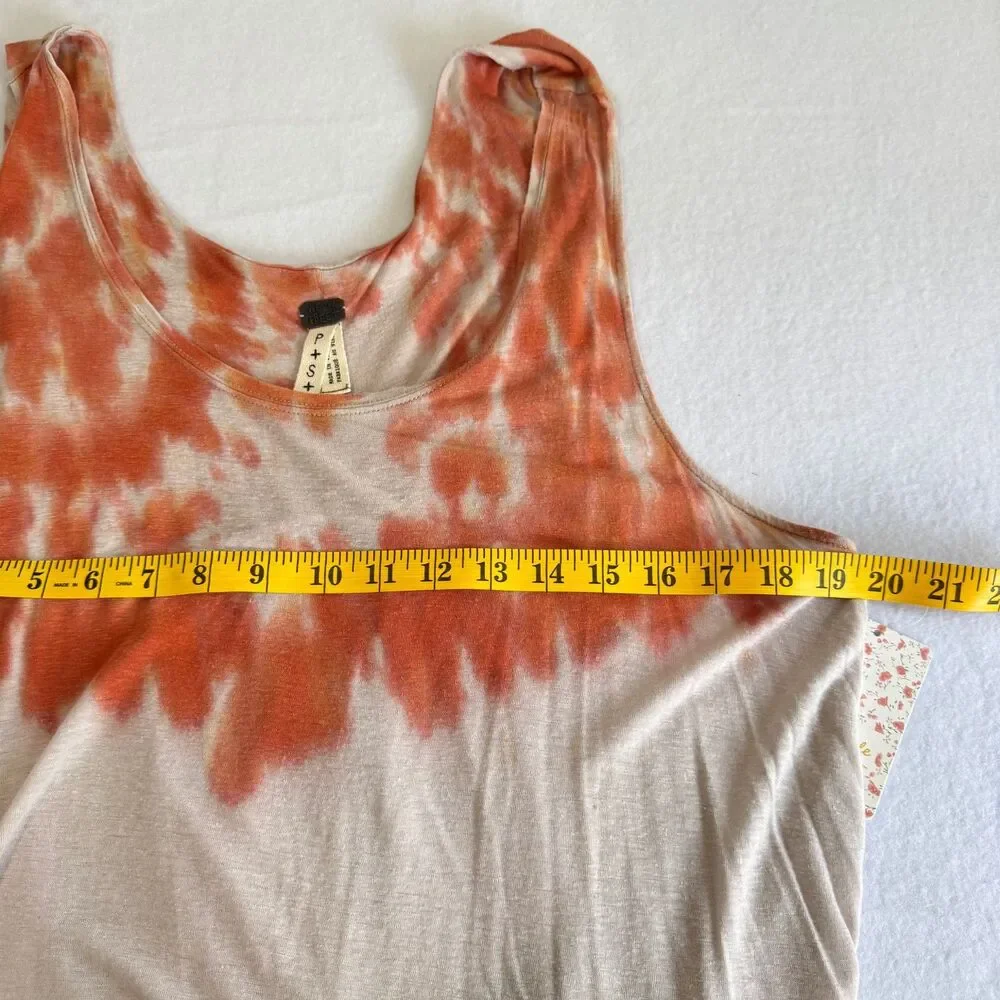 FREE PEOPLE We The Free Cruz Washed Tie Dye Cape Tank
